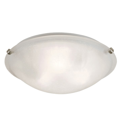Trans Globe Lighting 58602 BN 3 Light Flush-mount in Brushed Nickel
